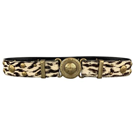 pony hair belt versace|Versace for Women .